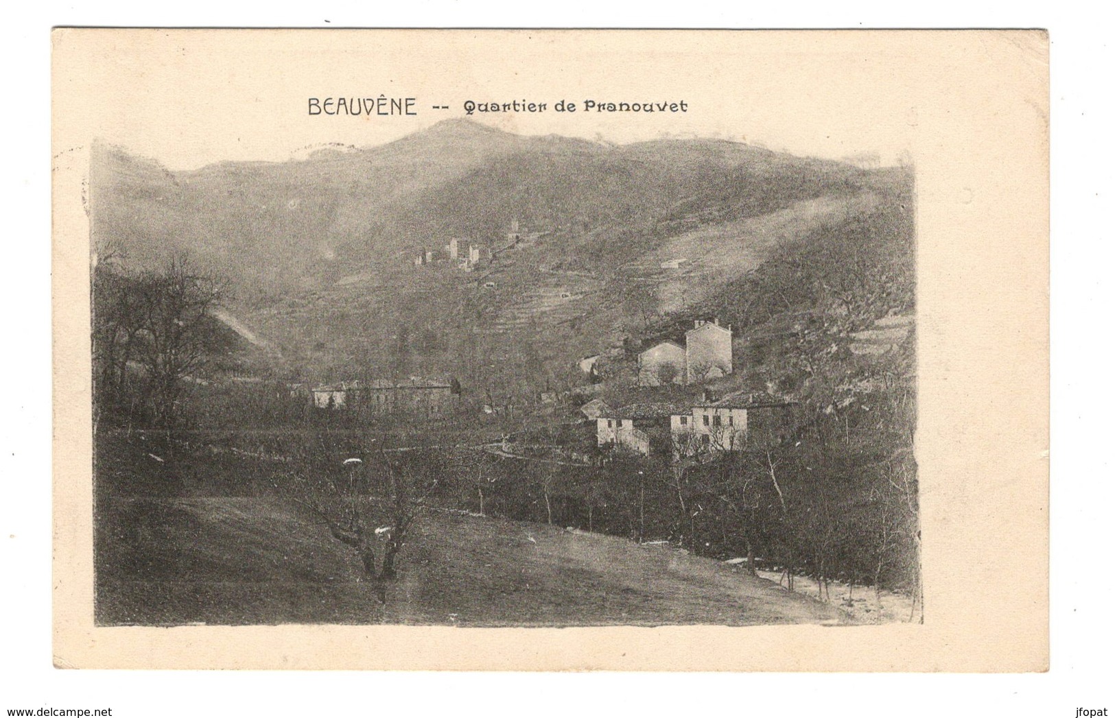 07 ARDECHE - BEAUVENE Quartier De Pranouvet - Autres & Non Classés