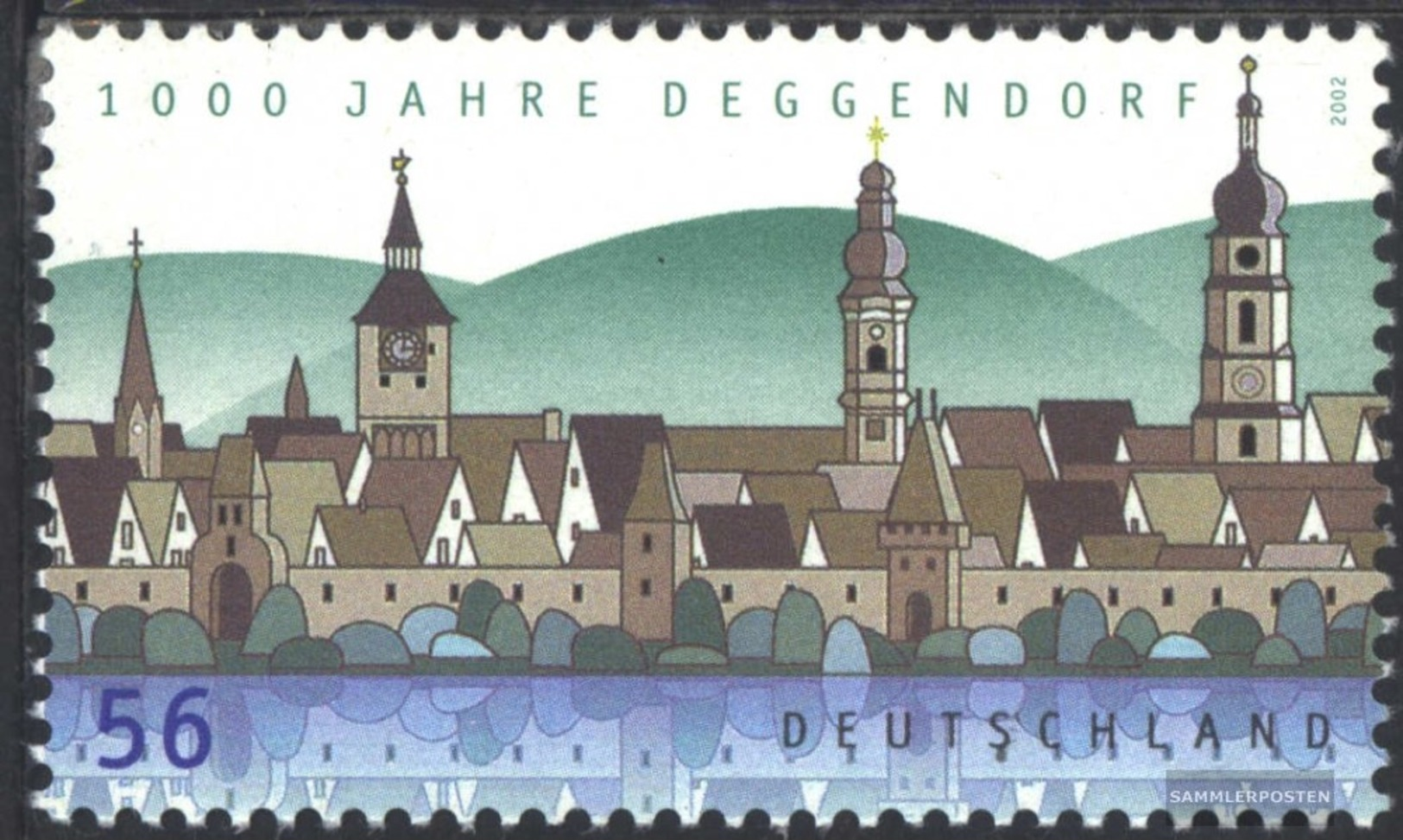 BRD (BR.Deutschland) 2244 (completa Edizione) MNH 2002 1000 Anni Deggendorf - Unused Stamps