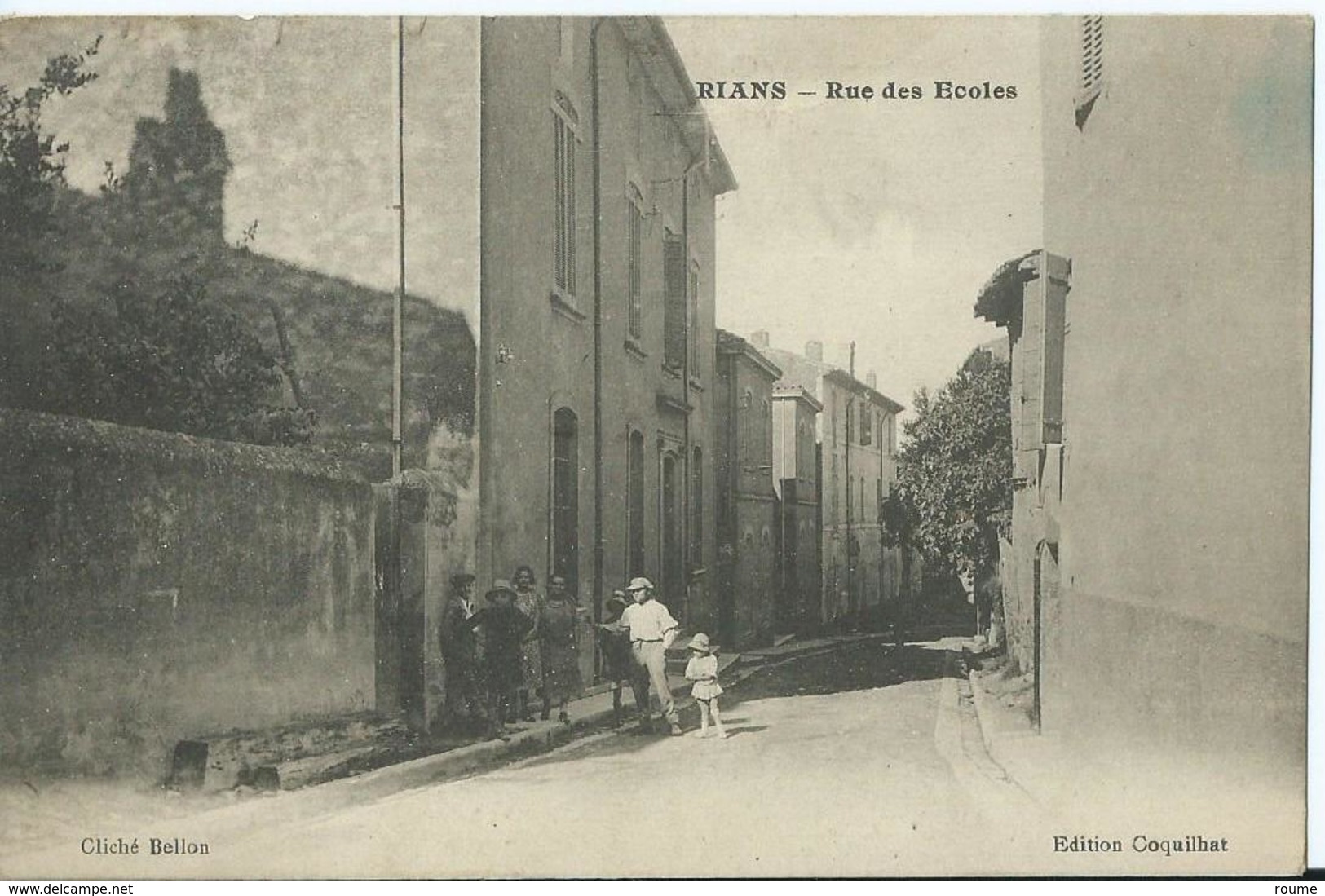 Rians- Rue Des Ecoles - - Rians