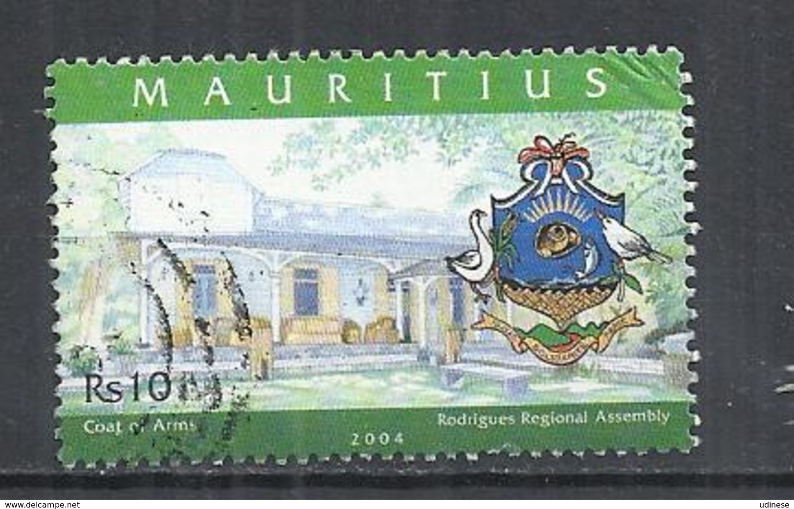 MAURITIUS 2004 - RODRIGUES REGIONAL ASSEMBLY -  POSTALLY USED OBLITERE GESTEMPELT USADO - Maurice (1968-...)