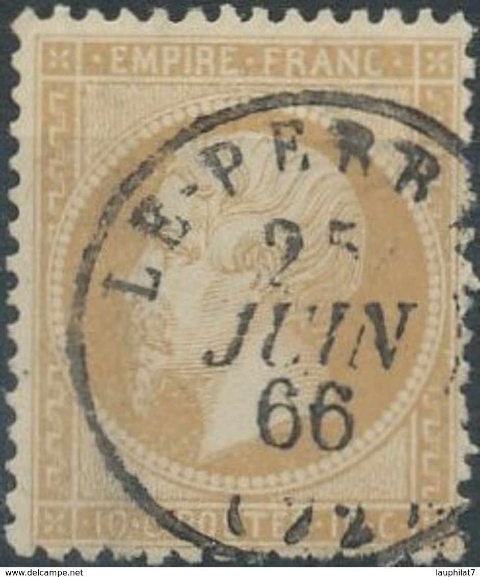 [52231]N° 21, TB Obl C.à.d Type 16 'Le-Perray' Le 25 Juin 1866 - 1862 Napoleon III