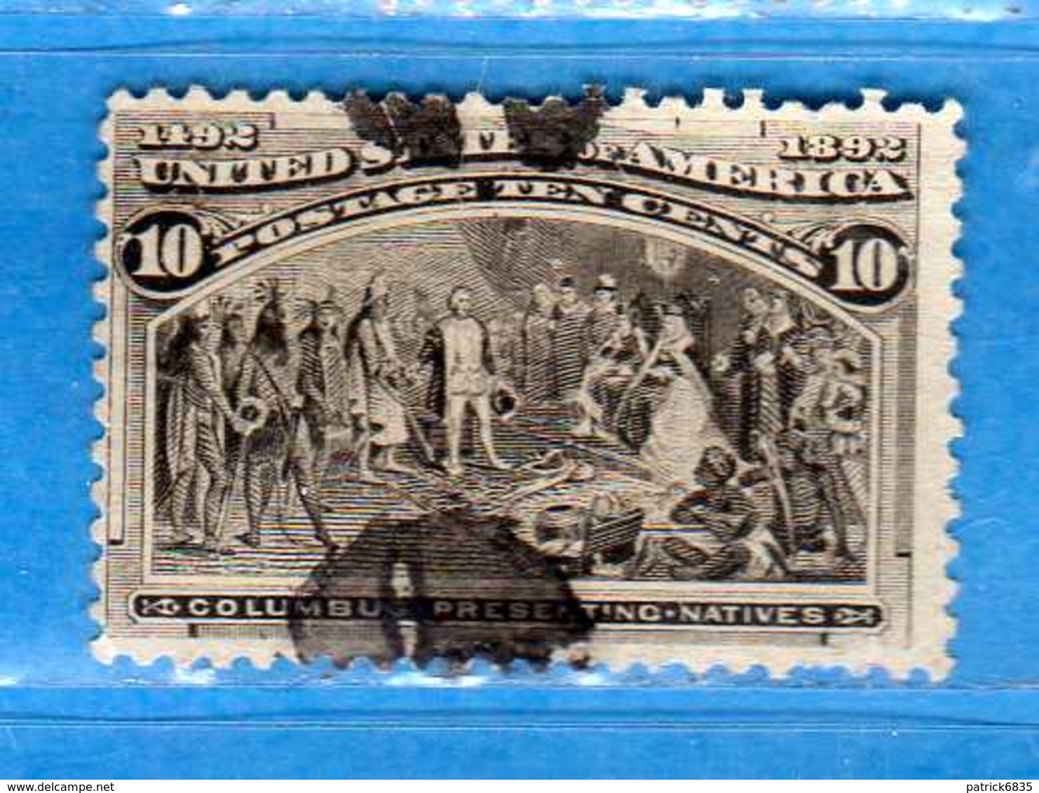 (Us2) USA °- 1893 - 10 C. Yvert. 88 - USED.  Vedi Descrizione - Usati