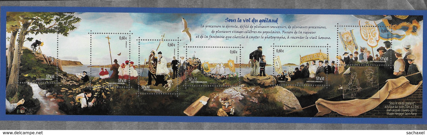 2011  2012  Saint Pierre Et Miquelon N° BF 18 , 19 , 20    Nf**  MNH . - Blocks & Kleinbögen