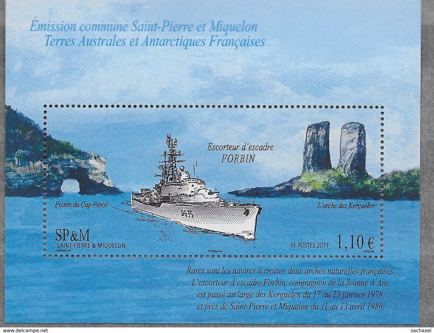 2011  2012  Saint Pierre Et Miquelon N° BF 18 , 19 , 20    Nf**  MNH . - Blocks & Kleinbögen