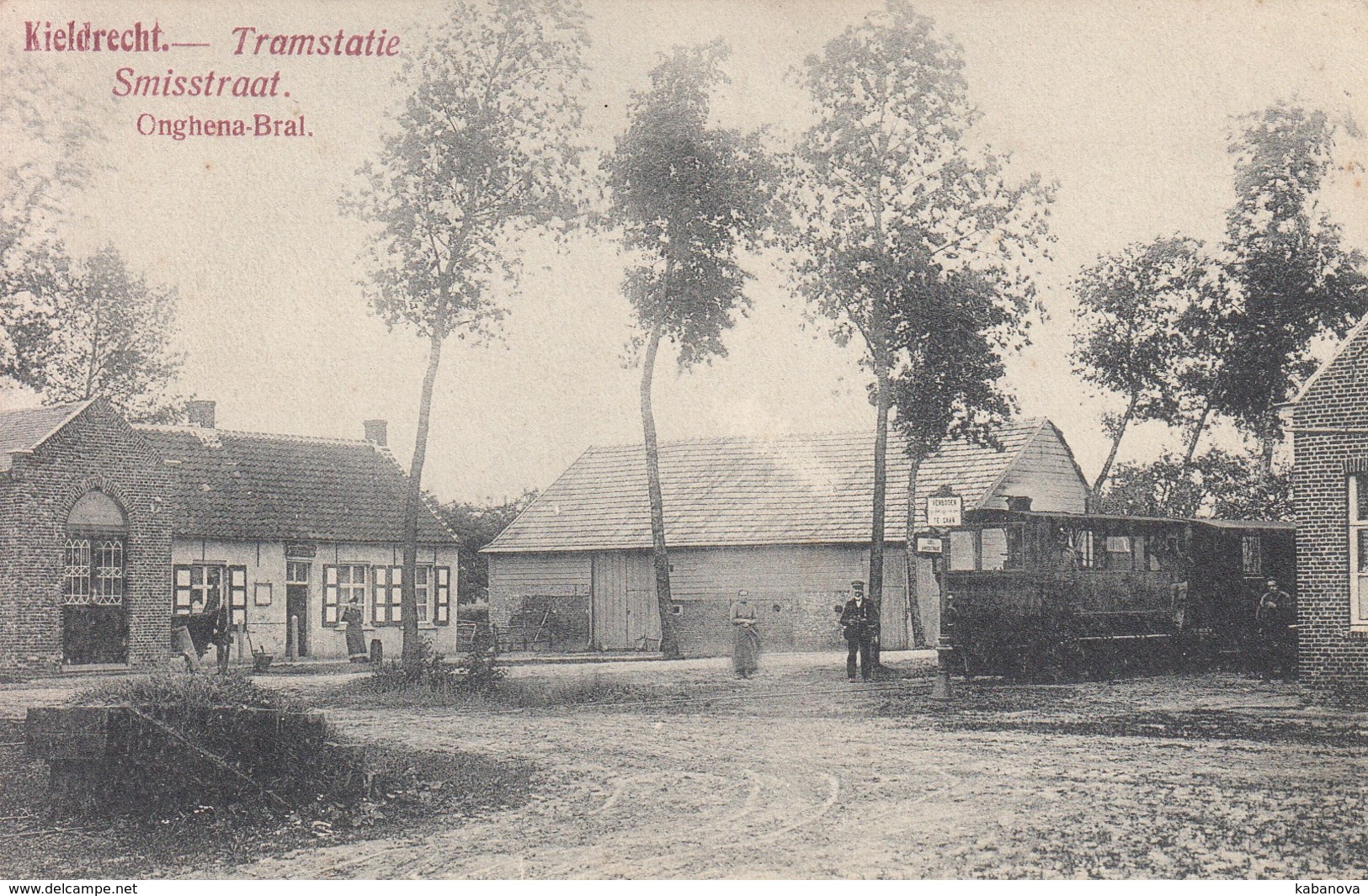 Kieldrecht. Smishoek. Tram - Beveren-Waas