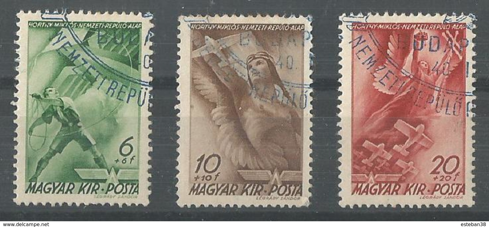 Timbre Pour La Poste Aerienne Yt 45-47 - Used Stamps