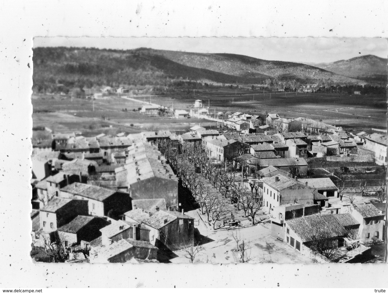 NANS-LES-PINS VUE AERIENNE LE COURS ET VUE GENERALE - Nans-les-Pins