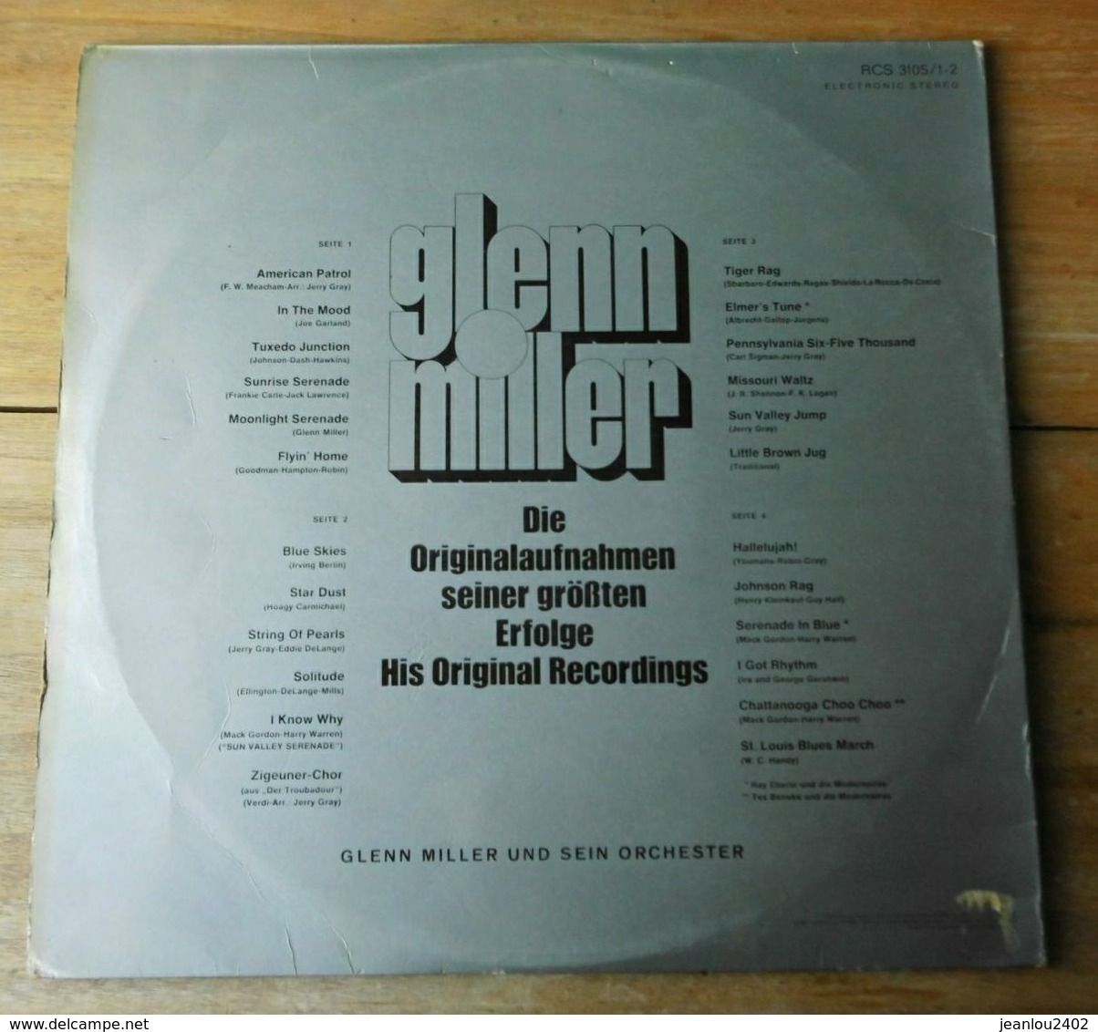 Vinyle "Glenn Miller" Die Originalaufnahmen Seiner Größten Erfolge - Soul - R&B