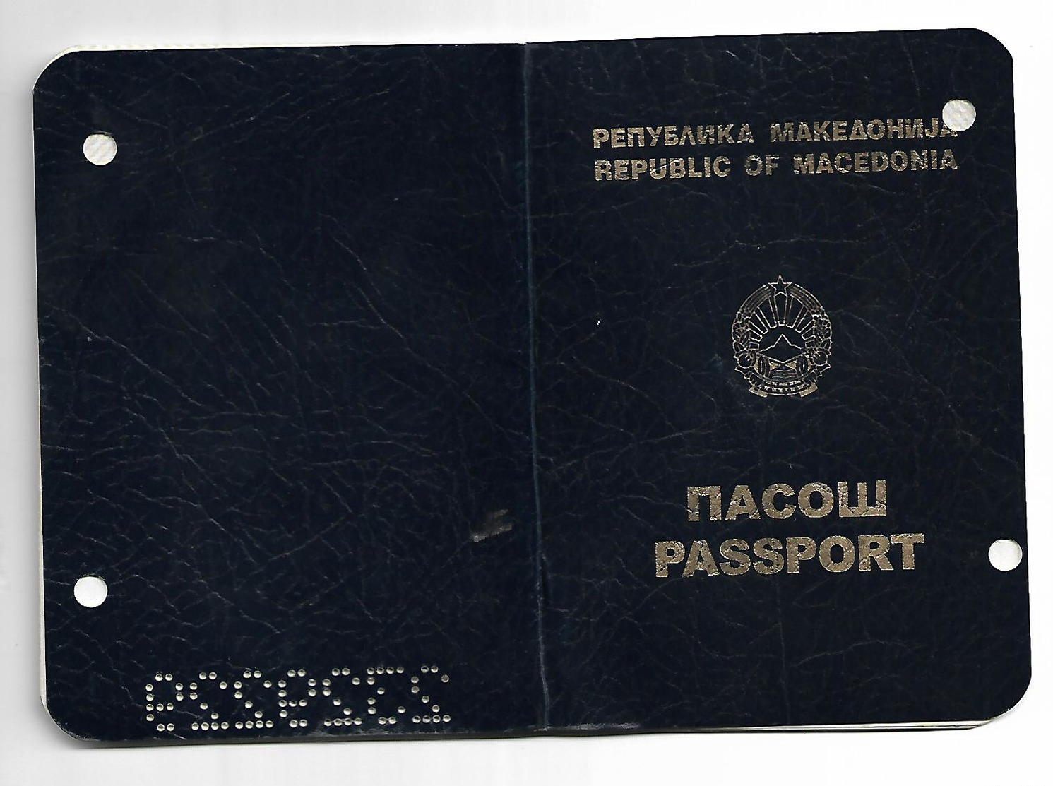 Passeport,passport, Pasaporte, Reisepass,Republic Of Macedonia Visa Turky Bulgaria Serbia - Documenti Storici