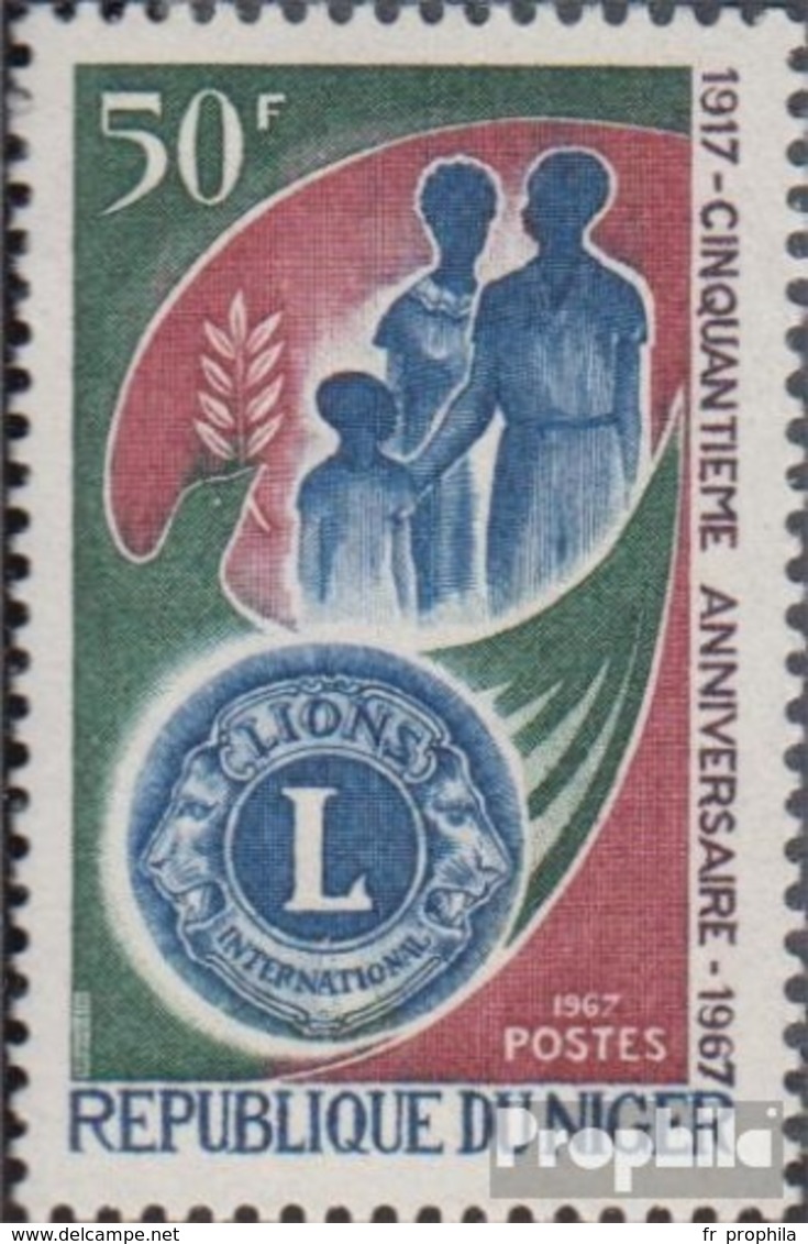 Niger 156 (complète.Edition.) Neuf Avec Gomme Originale 1967 50 Années Lions International - Niger (1960-...)