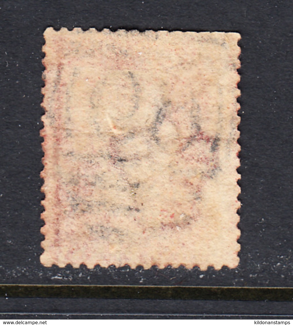 Great Britain 1858-79 Perf 1 Penny Red, Plate 124, Sc# ,SG 43 - Used Stamps