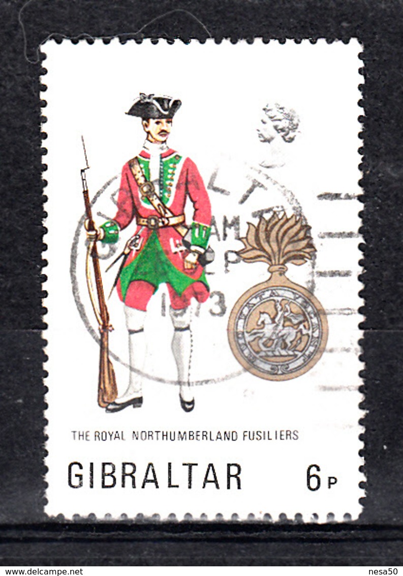 Gibraltar 1973 Mi Nr 304, Militair Uniform - Gibraltar