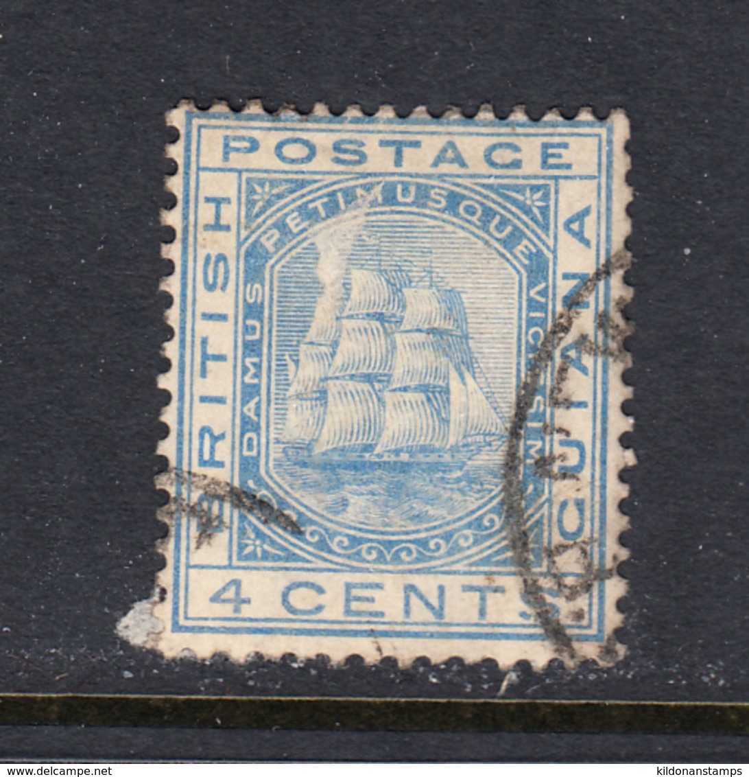British Guiana 1882 Cancelled, Wmk Crown CA, Perf 14, Sc# ,SG 172 - Guyana Britannica (...-1966)