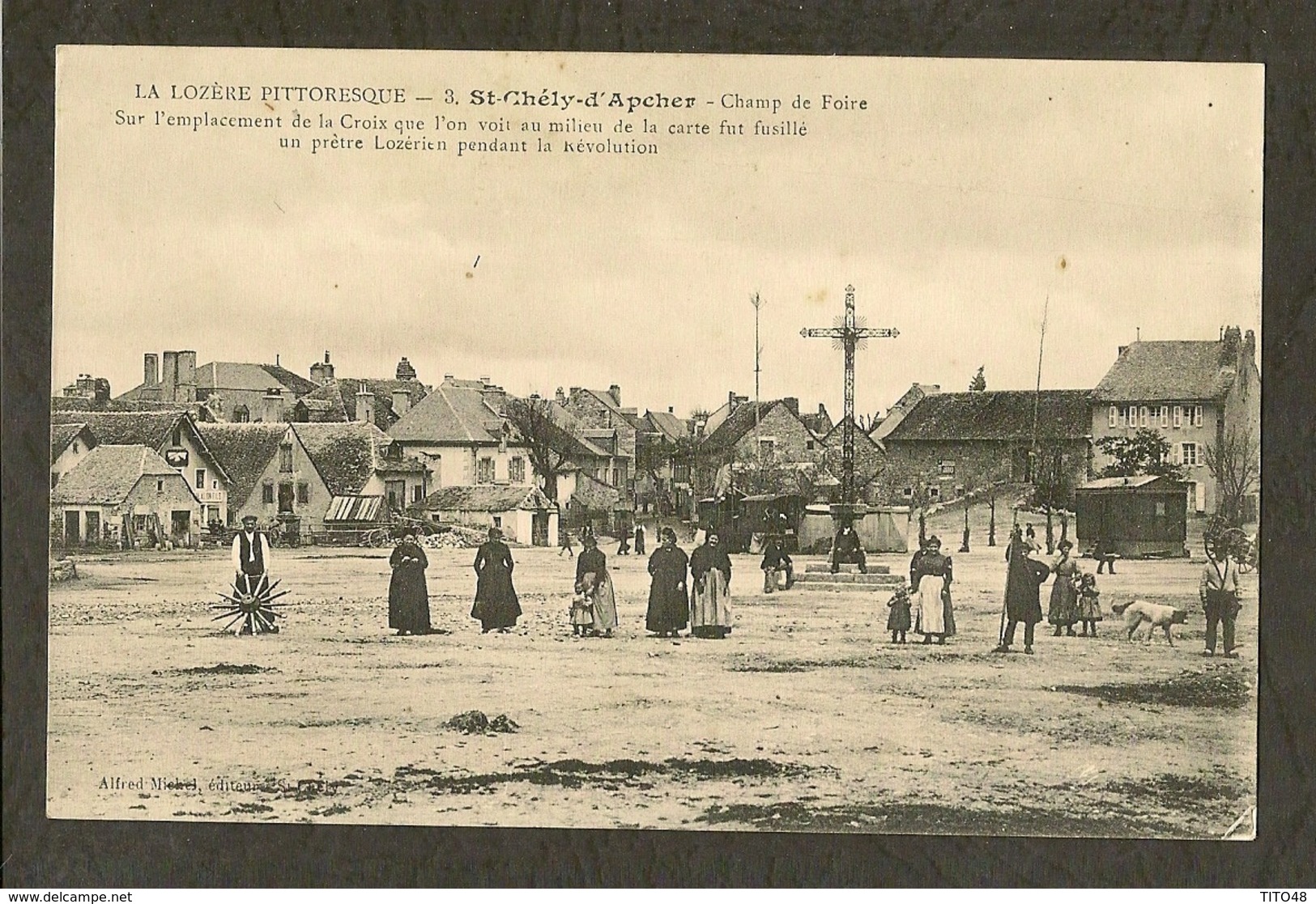 CP-St-Chély-d'APCHER-LOZERE - Champ De Foire - Saint Chely D'Apcher