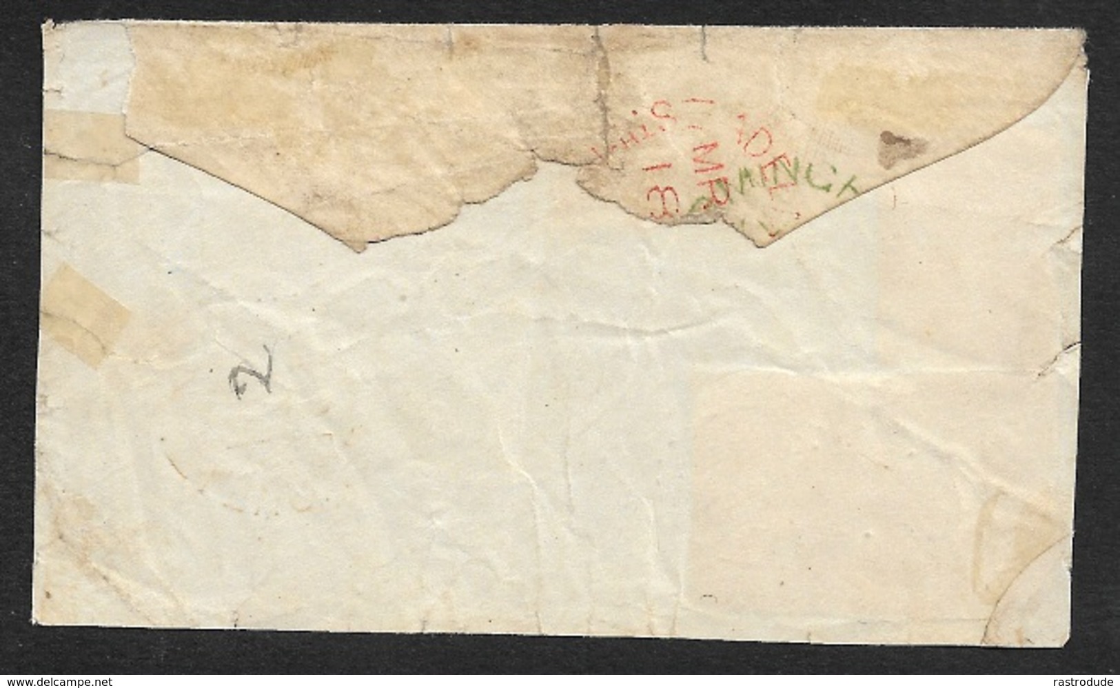 1855 SOUTH AUSTRALIA To GB - 3 X 2d (1 X Pair) SALISBURY - Cover Front - Lettres & Documents