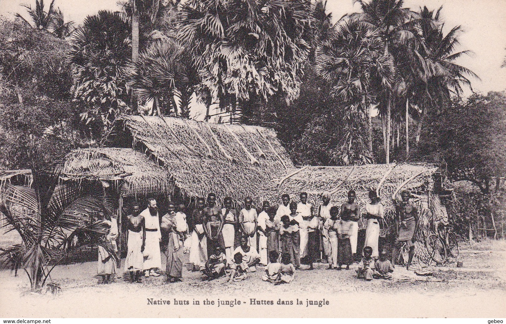 TRINCOMALIE  --  NATIVE HUTS __ HUTTES - Sri Lanka (Ceylon)