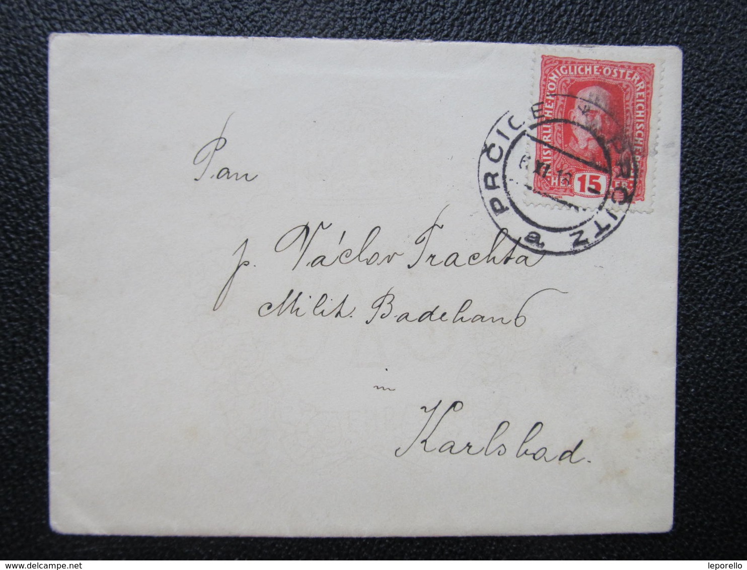 BRIEF Prcice Prcitz - Karlsbad 1916 ///  D*36257 - Briefe U. Dokumente