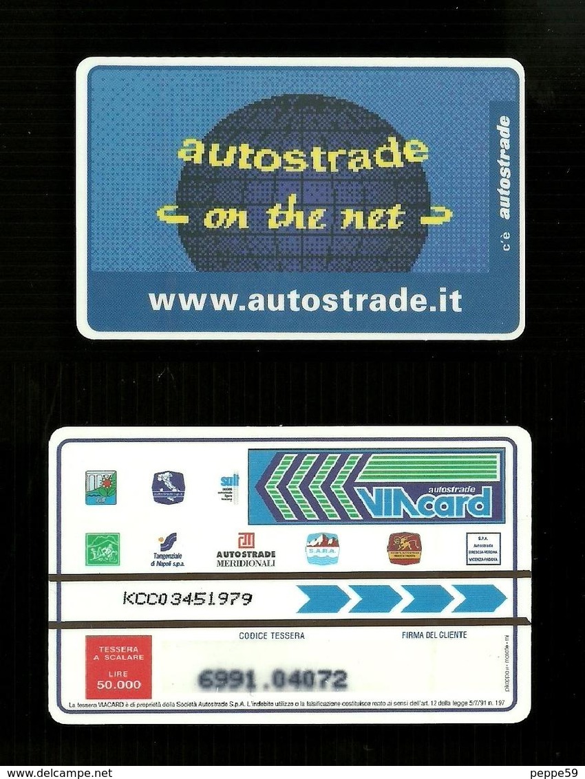 N. 247 Cat. Viacard - Autostrade On The Net Da Lire 50.000 Pkappa - Andere & Zonder Classificatie