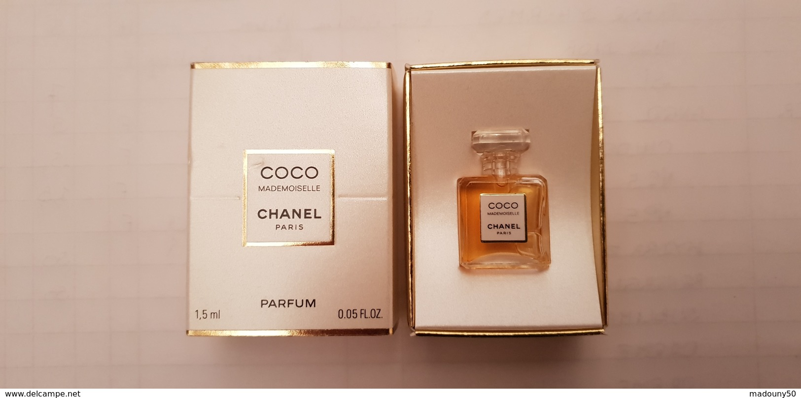 MINIATURE PARFUM  CHANEL  COCO MADEMOISELLE PARFUM 1,5ml  NEUF - Miniatures Womens' Fragrances (in Box)