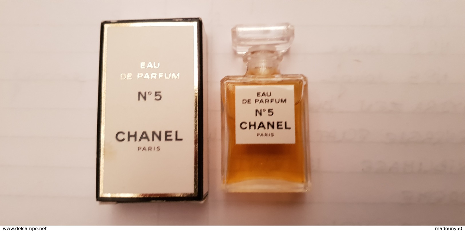 MINIATURE PARFUM  CHANEL  N°5  EDP 4ml  Boite "rectangulaire" Inscription EDP Haut De La Boite - Miniatures Womens' Fragrances (in Box)