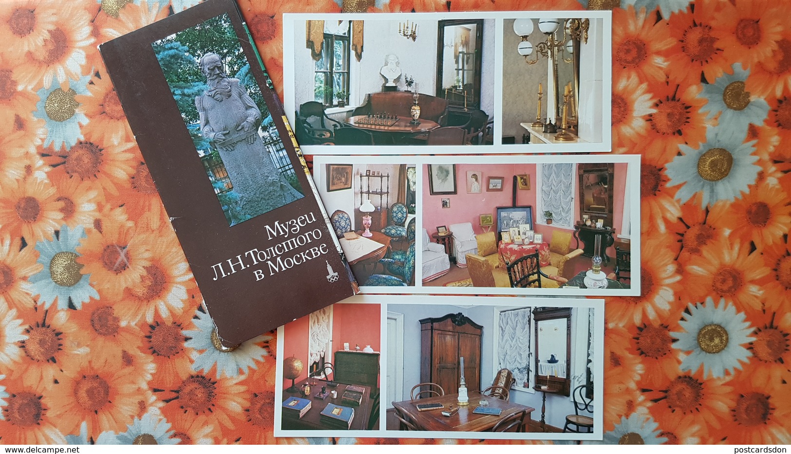 Leo Tolstoy House In Moscow -  20 Postcards - Chess Table - JEU - ECHECS. 1970s - Chess