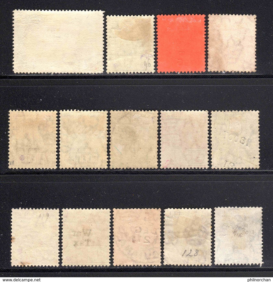 Guiana 1860/1938 50 timbres différents B/TB  25 € (cote 161,75 €)