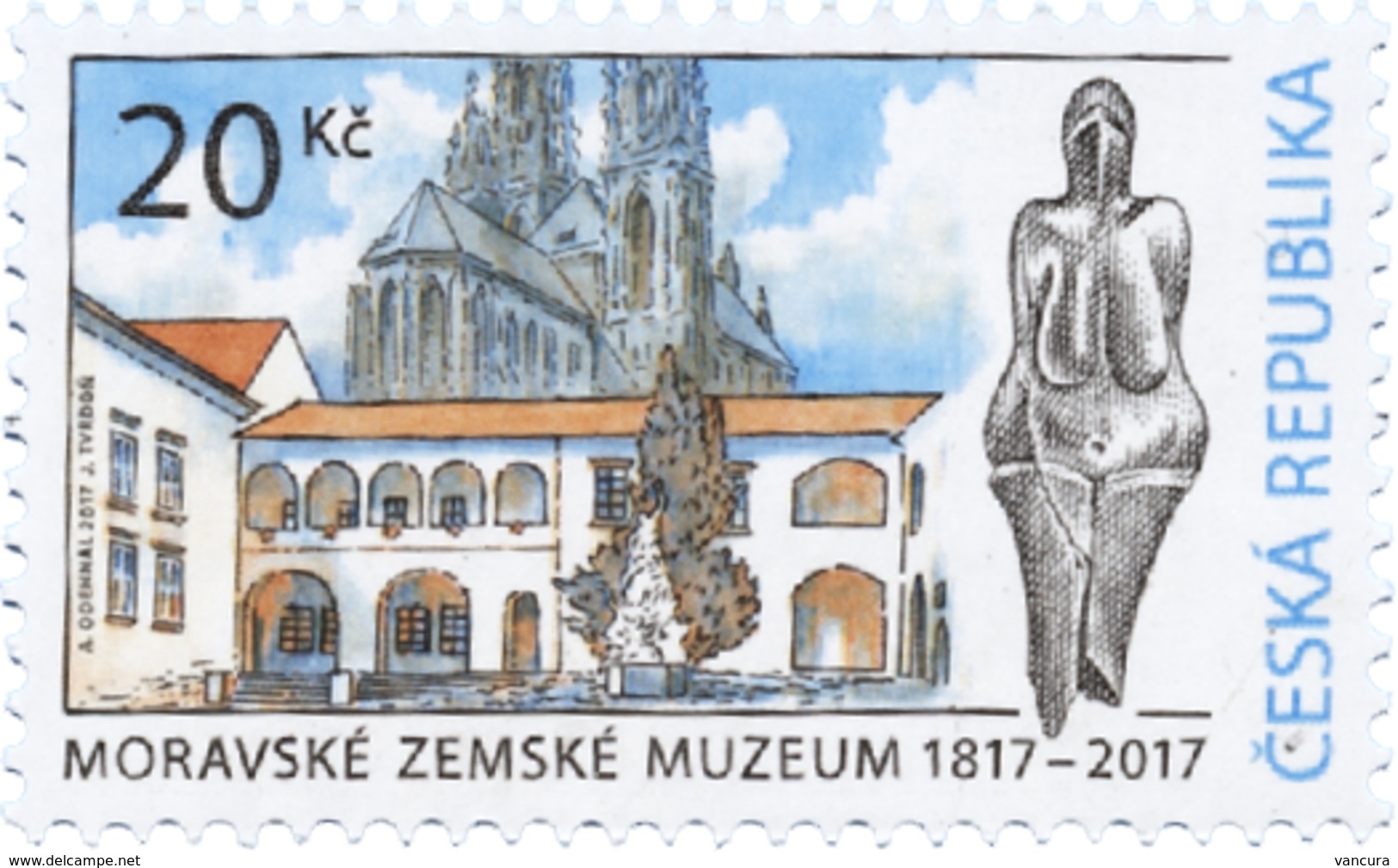 ** 933 Czech Republic Moravian Museum In Brno Brünn 2017 Wisternitz Vestonice Venus Sculpture - Archäologie