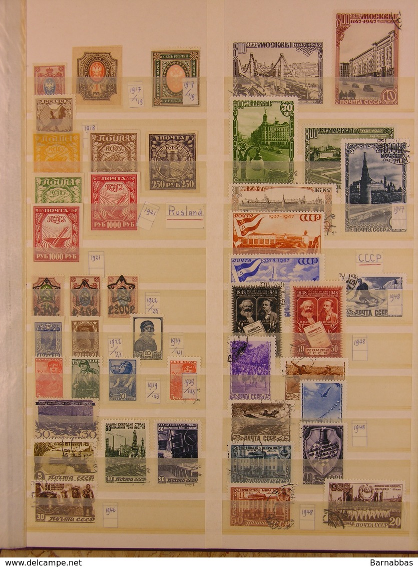 RUSSIA (DC111), Nice Older Material In Stockbook, And Some Other Material - Collections (en Albums)