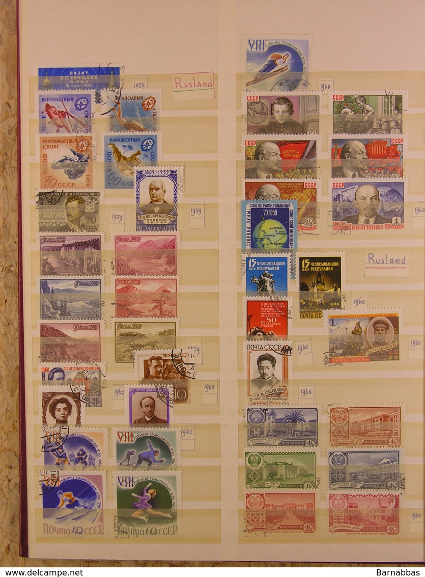 RUSSIA (DC111), nice older material in stockbook, and some other material