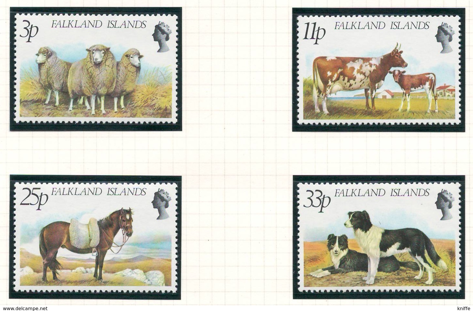 Falkland Islands, 1981 Farm Animals - MNH - AT-41 - Falkland Islands