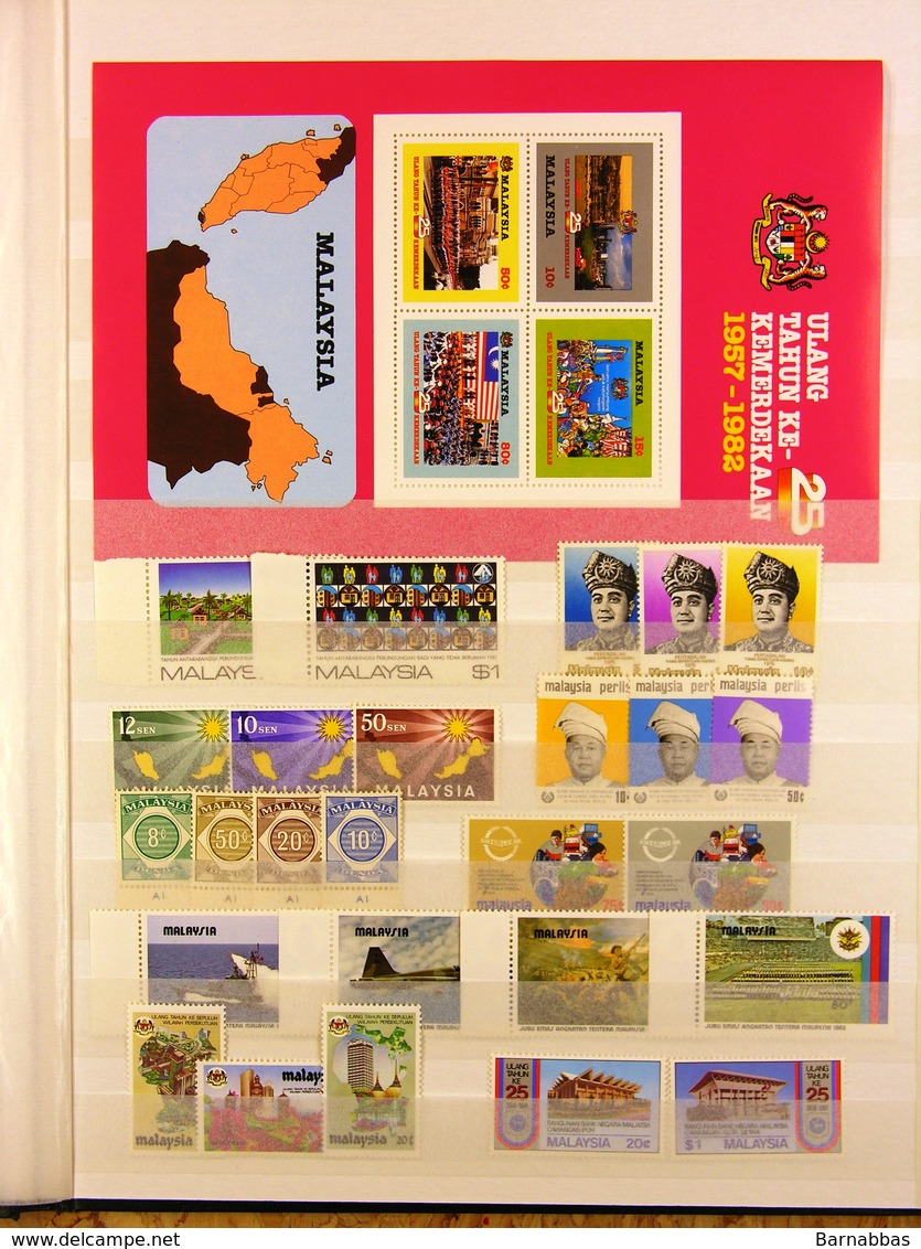 MALAYSIA  (DC125), Many Complete MNH.sets And Souvenir Sheets - Collezioni (in Album)