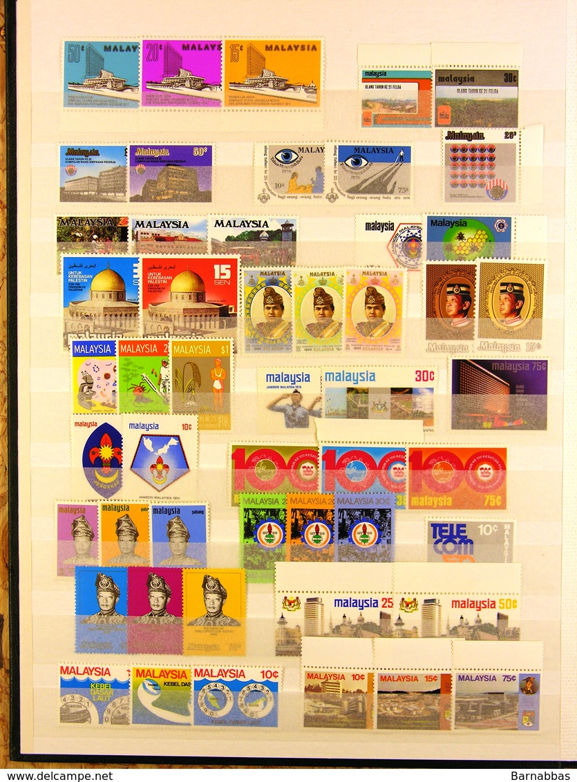 MALAYSIA  (DC125), Many Complete MNH.sets And Souvenir Sheets - Collezioni (in Album)