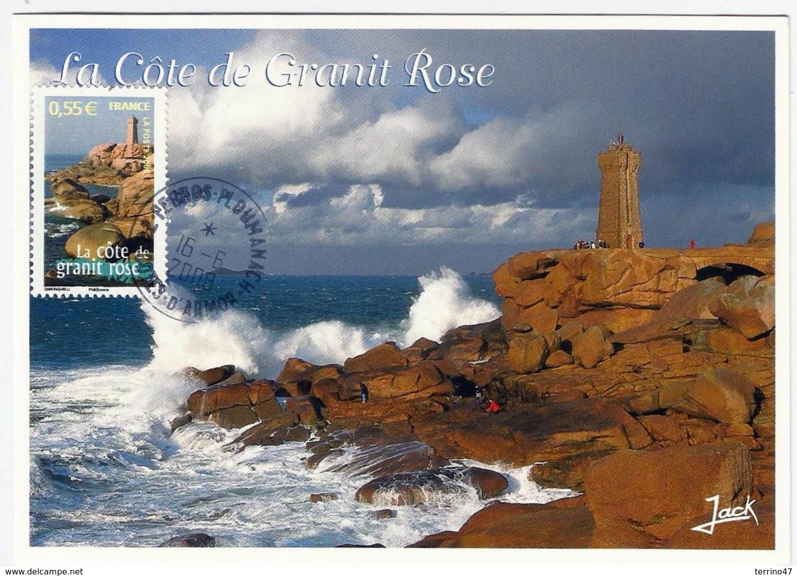 Carte Maximum PLOUMANAC'H - Le Phare - 1960-1969