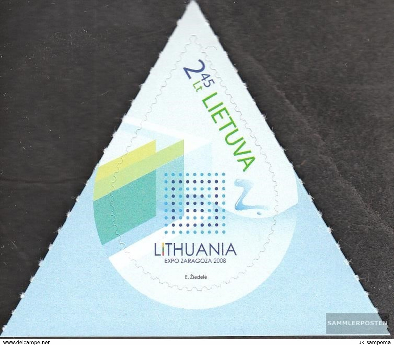 Lithuania 973 (complete Issue) Unmounted Mint / Never Hinged 2008 World Exhibition - Lithuania