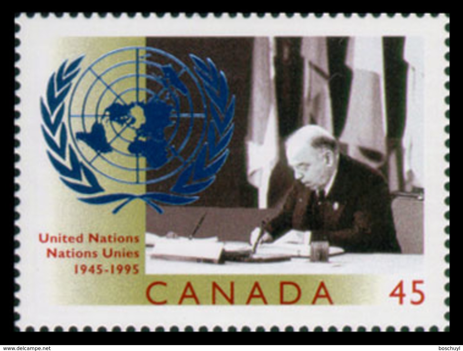 Canada, 1995, United Nations 50th Anniversary, MNH, Michel 1520 - Autres & Non Classés