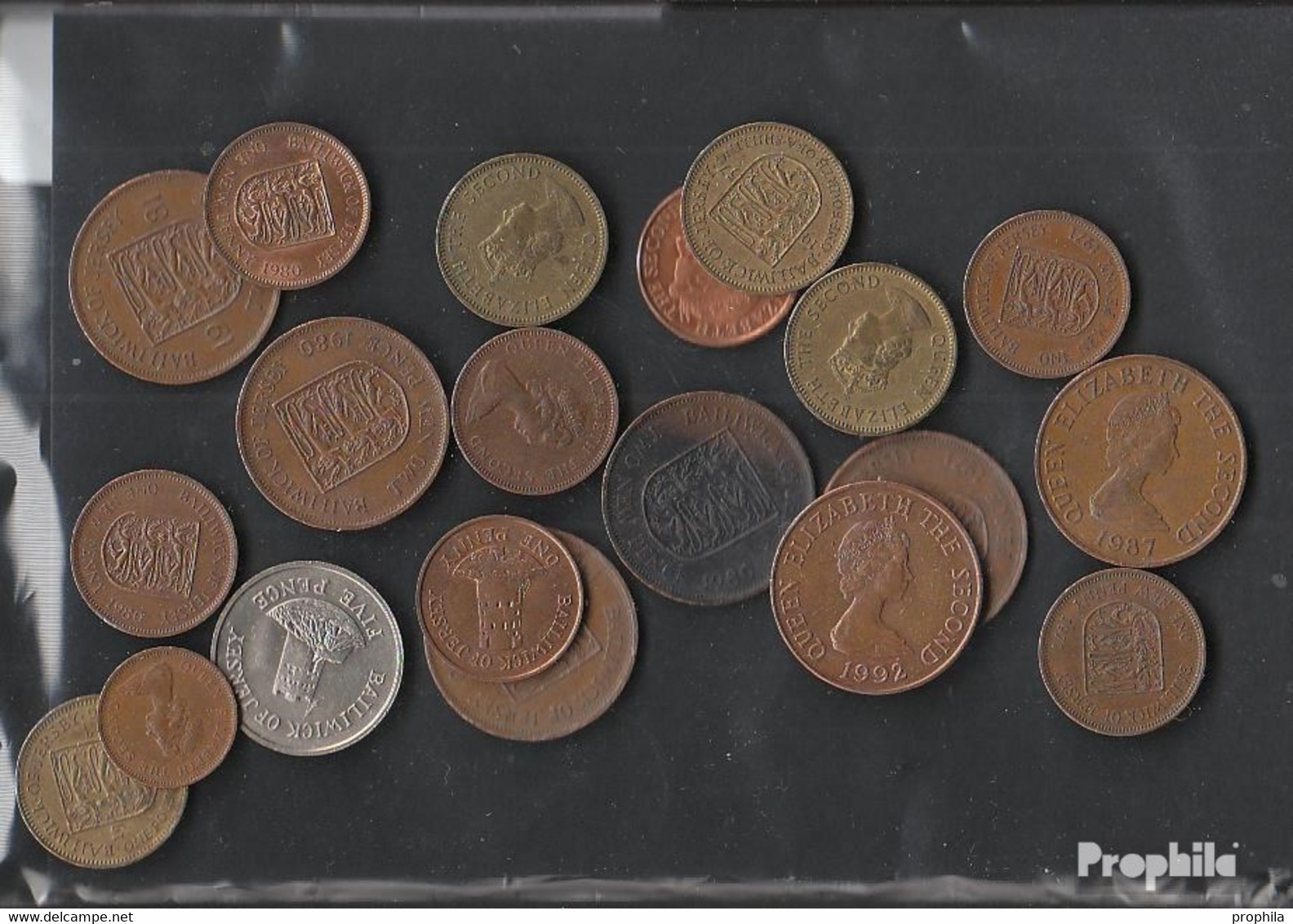 GB - Jersey KW Münzen Jersey 100  KW Münzen Jersey 100 - Kiloware - Münzen