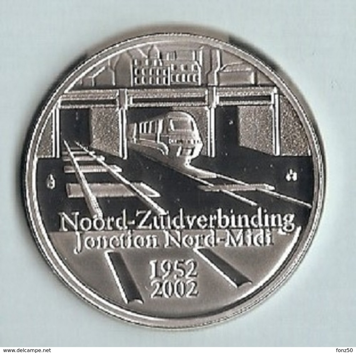 10 Euro 2002  ZILVER * NOORD-ZUID VERBINDING * BLISTER * Nr 9859 - Belgique