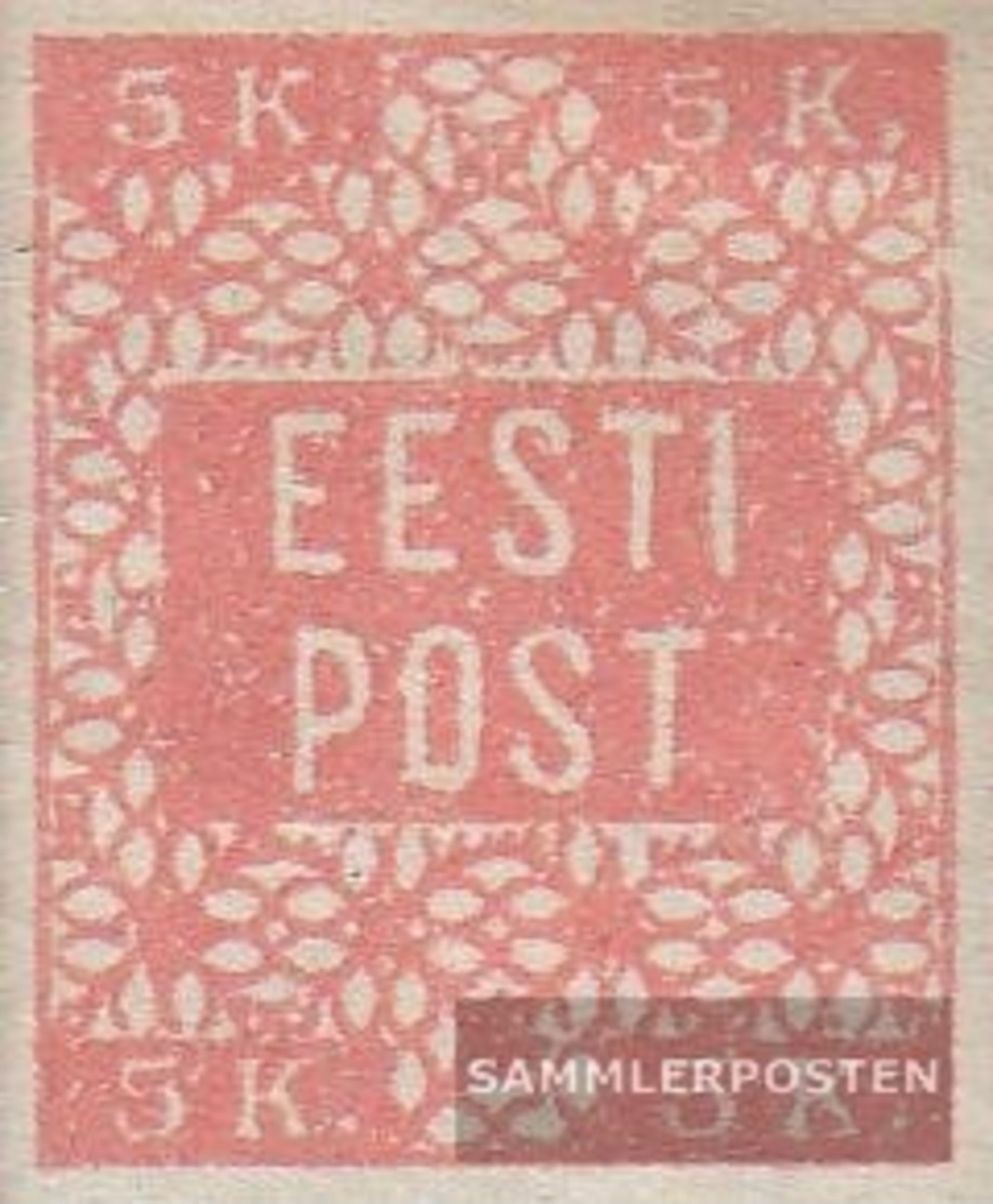 Estland 1B Con Fold 1918 Francobolli - Estonia