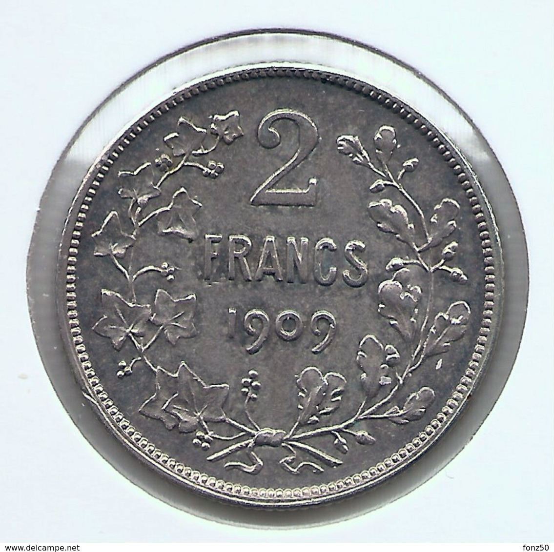 LEOPOLD II * 2 Frank 1904 Frans - Met Punt * Prachtig / FDC * Z.Fraai * Nr 9826 - 2 Francs