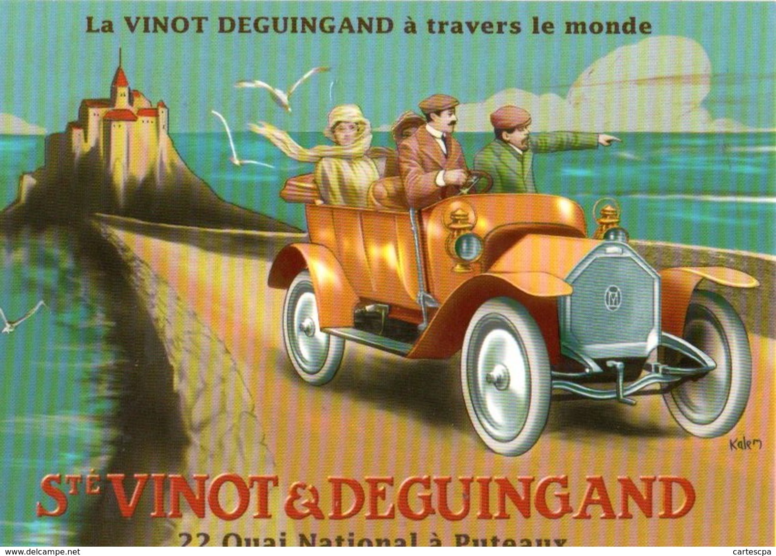 Collection Les Ancetres De L'automobile La Vinot Deguingand Societe Vinot Et Deguingand   CPM Ou CPSM - Turismo