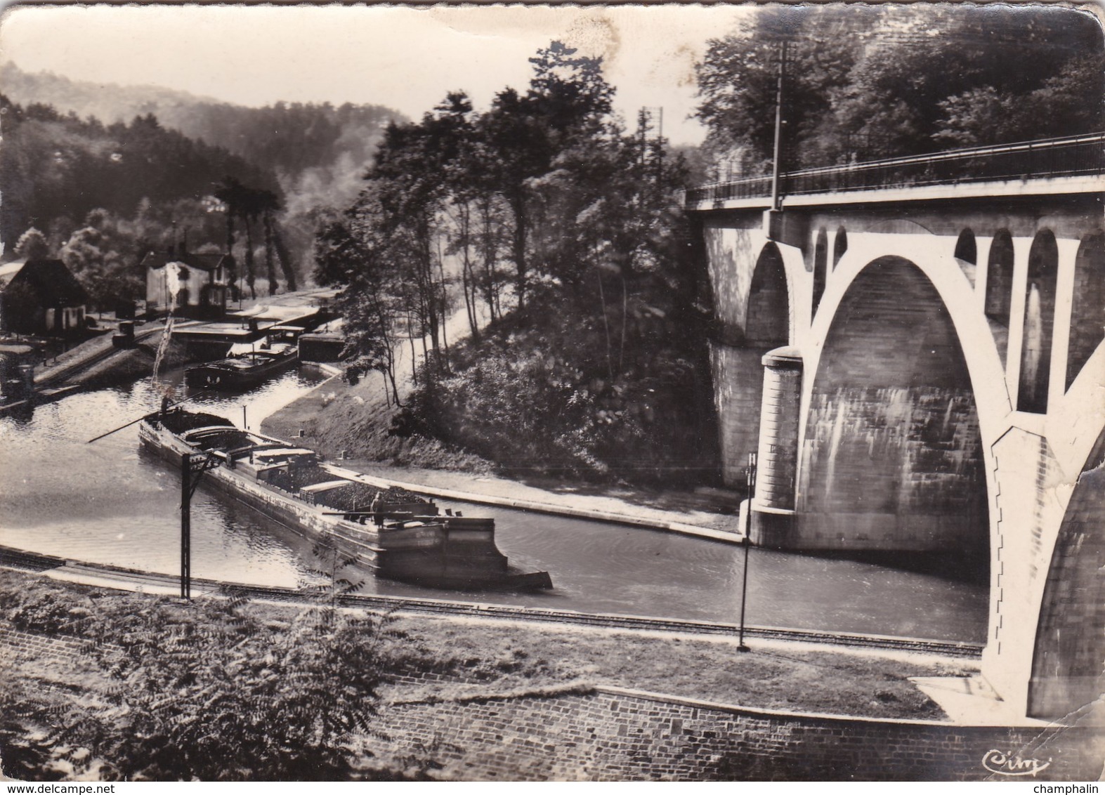 Lutzelbourg - Le Viaduc - Pont Canal Péniche Batellerie Ecluse - Autres & Non Classés