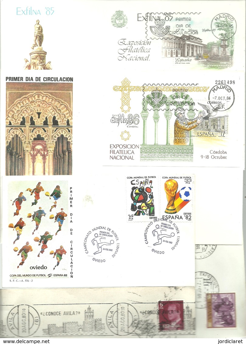 STOCK 45  FDC,LETTERS,POSTMARKETS  AND STATIONERY - Colecciones (sin álbumes)