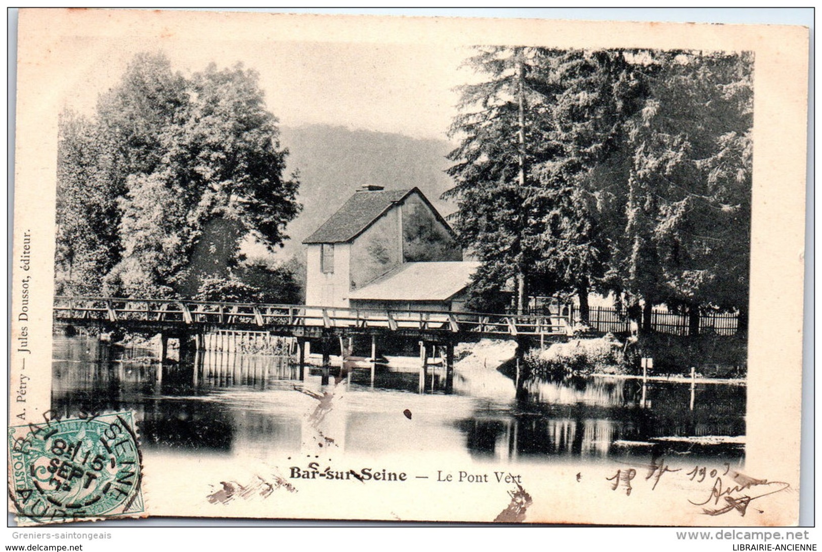 10 BAR SUR SEINE - Le Pont Vert - Bar-sur-Aube