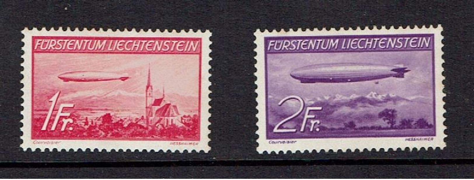 LIECHTENSTEIN...CAT VAL = $160.00...MNH Airmail - Air Post