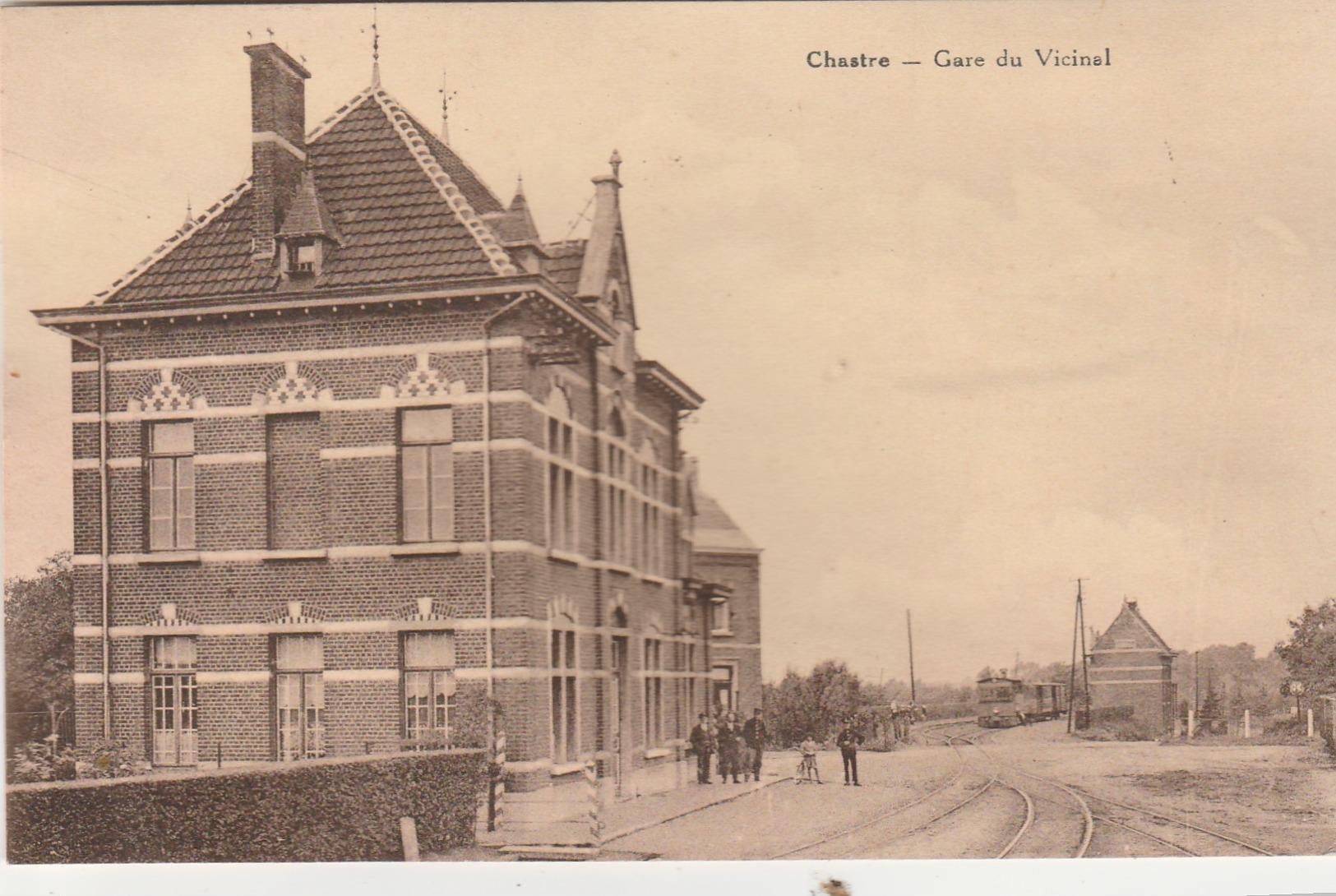 Chastre ,gare Du Vicinal ,( Voir Arrière = Tram Vicinal ) - Chastre