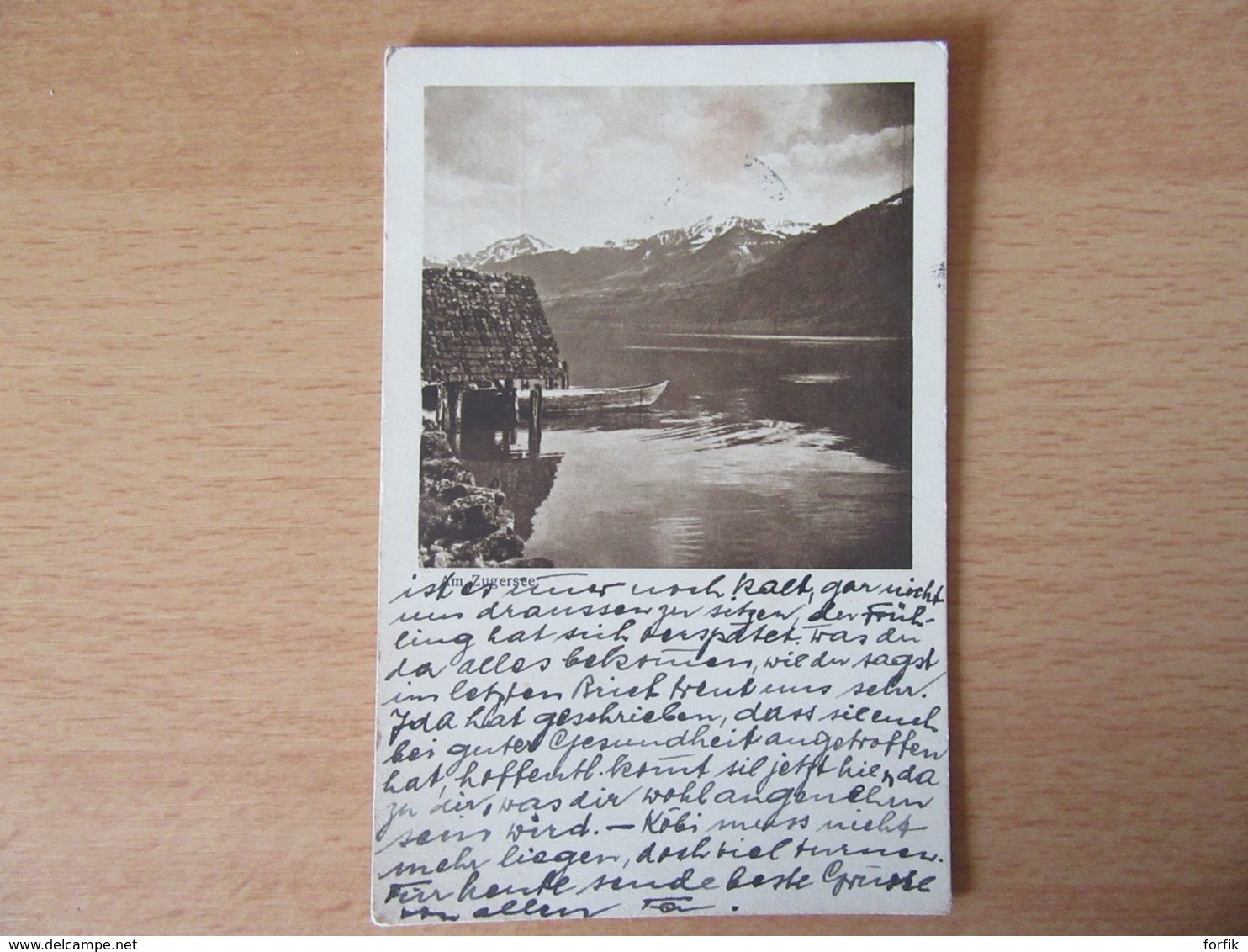 Suisse (Canton De Zoug) - Am Zugersee / Sur Le Lac De Zoug - Carte Circulée En 1931 - Zoug