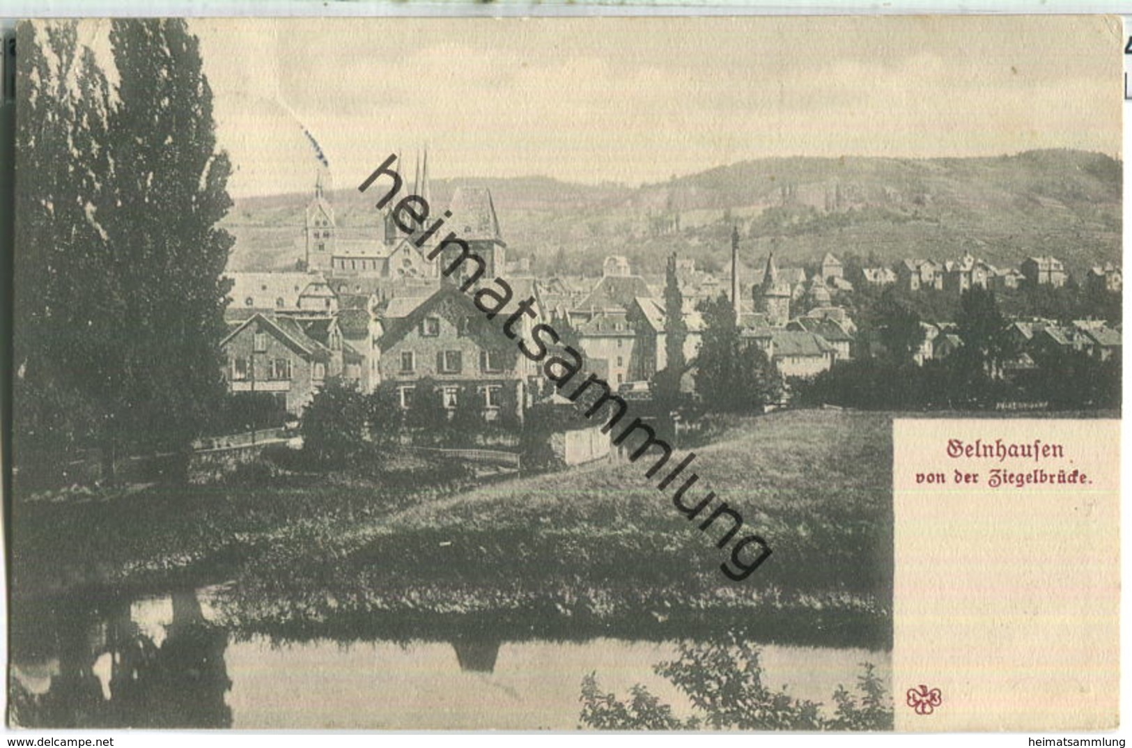 Gelnhausen Von Der Ziegelbrücke - Verlag L. Klement Frankfurt - Gelnhausen