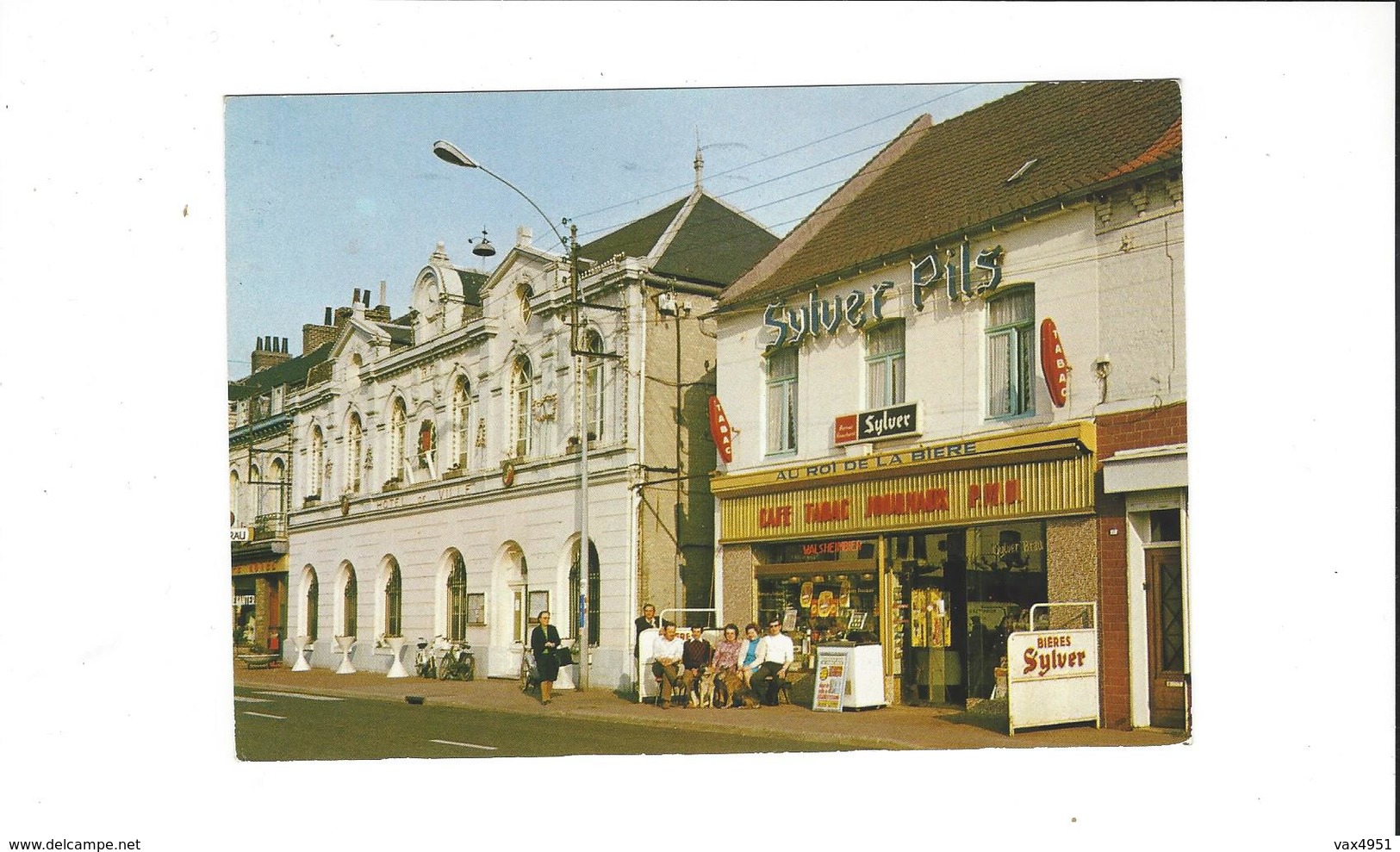 Z    HARNES  LE CAFE DE LA MAIRIE ET HOTEL DE VILLE  *****          A   SAISIR   ****** - Harnes