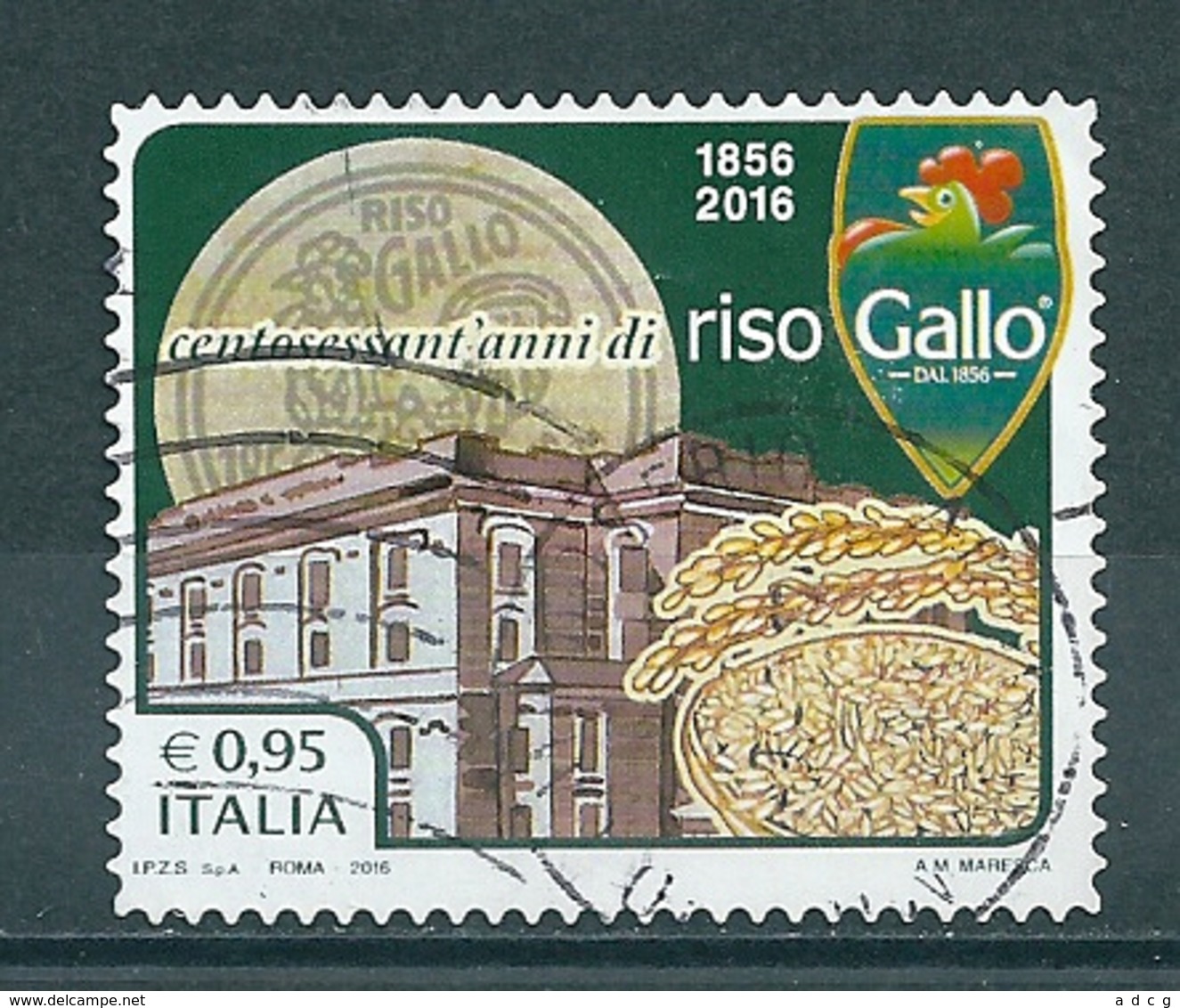 2016 RISO GALLO MADE ITALY  USATO - 2011-20: Usati