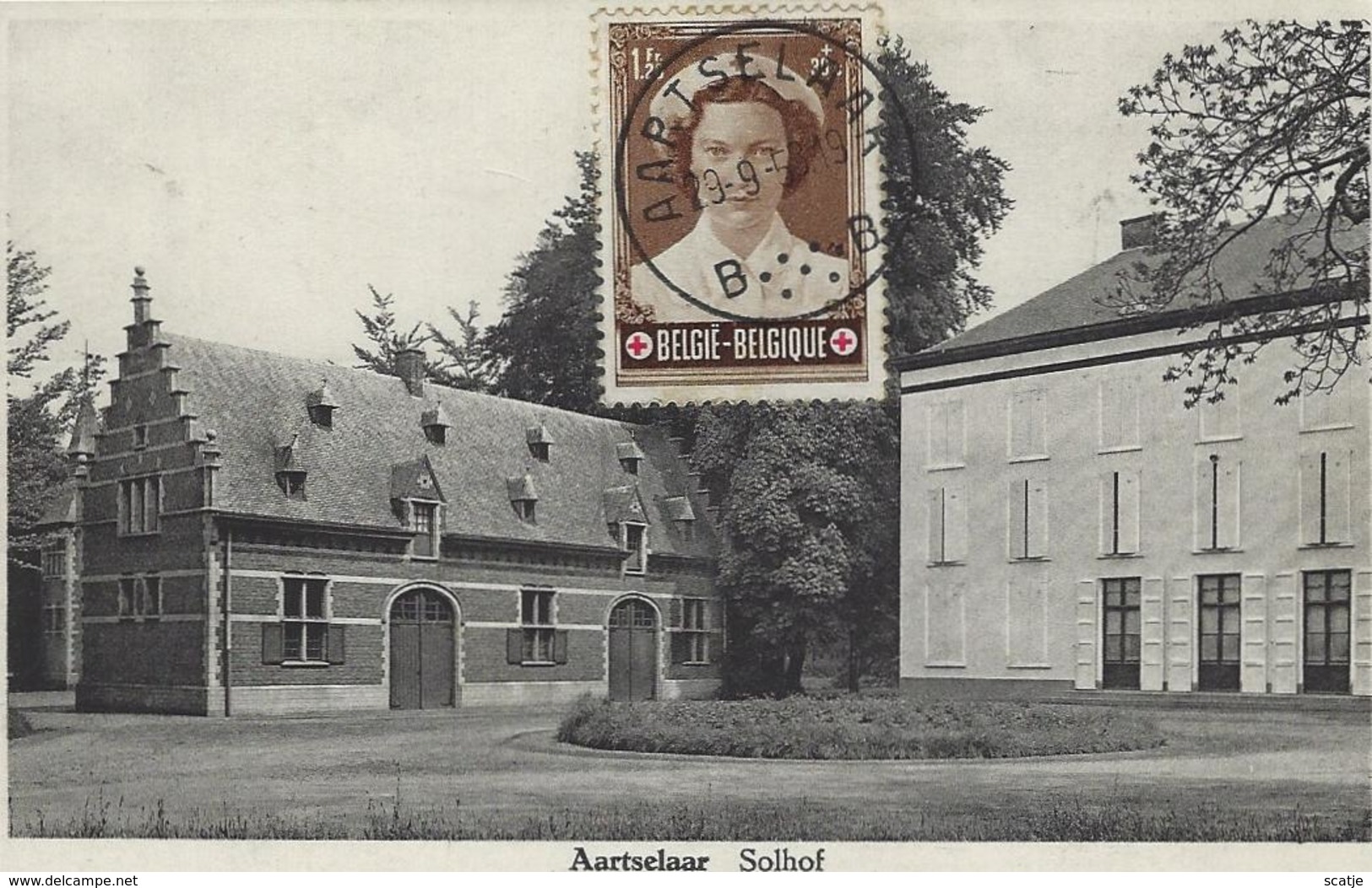 Aartselaar    Solhof   -   1953   FDC  -   Joséphine-Charlotte - Aartselaar